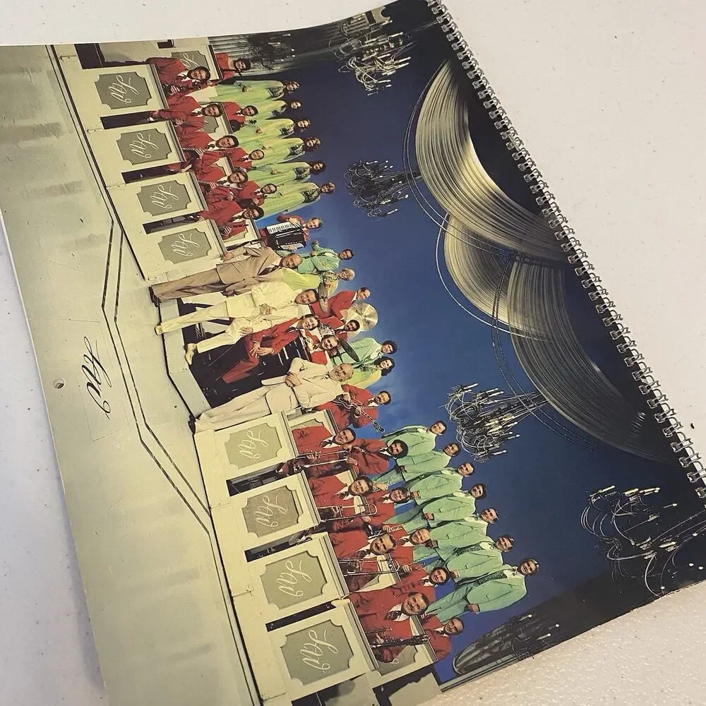 Vintage 1979 The Lauren Welk Musical Family Cardboard Pictorial Calendar
